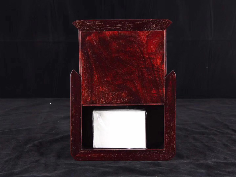 红木纸巾盒